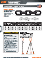 CM Grade 100 Rigging Chain Specs