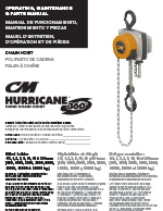 CM Hurricane 360° Hoist Manual