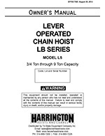 thumbnail image 2 of Harrington CF071015 Latch Kit - 1.5 Ton Capacity Hoist Component 1x2x2 Inches 2 of 3