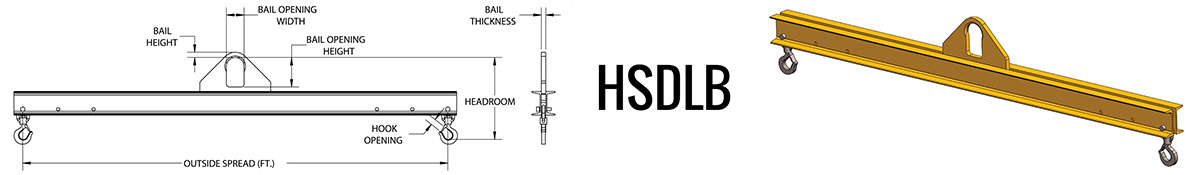HSDLB - Standard Duty Lifting Beam