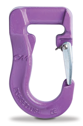 CM Purple Quick Connect Hook, Working Load Limit 2,600 lbs.