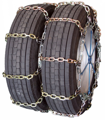 Quality Chain Commercial Truck Square Link Alloy Cam Tire Chain, Dual/Triple Mount