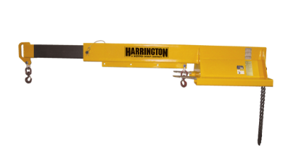 Harrington Telescoping Fork Truck Boom, Model HTB